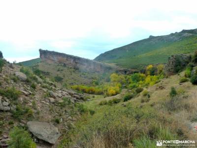 Valle de los Milagros-Cueva de la Hoz; rutas senderismo navacerrada excursiones comunidad de madrid 